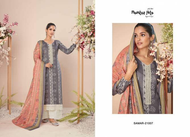 Samar By Mumtaz Arts 21001-21008 Cotton Dress Material Catalog